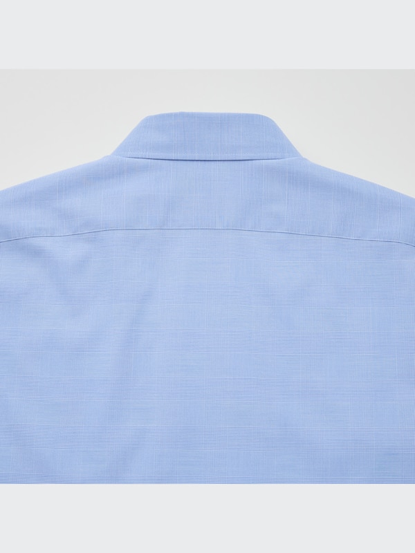 Easy Care Checked Stretch Slim-Fit Long-Sleeve Shirt