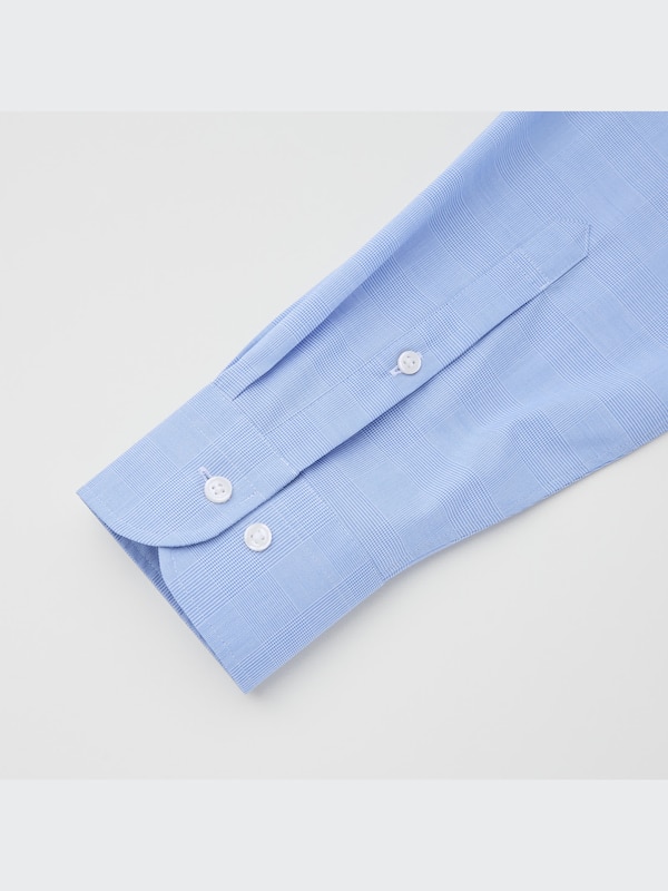 Easy Care Checked Stretch Slim-Fit Long-Sleeve Shirt