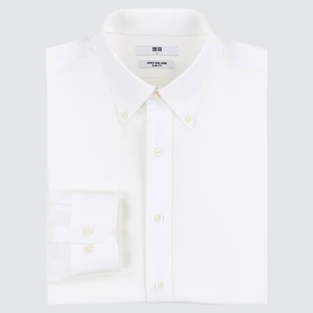 Men Super Non-Iron Slim Fit Shirt (Button-Down Collar)