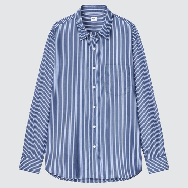 Extra Fine Cotton Broadcloth Shirt UNIQLO US