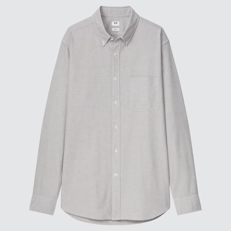 Men Slim Fit Oxford Shirt (Regular Collar)