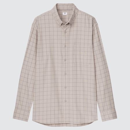 Flannel Checked Shirt (Button-Down Collar)
