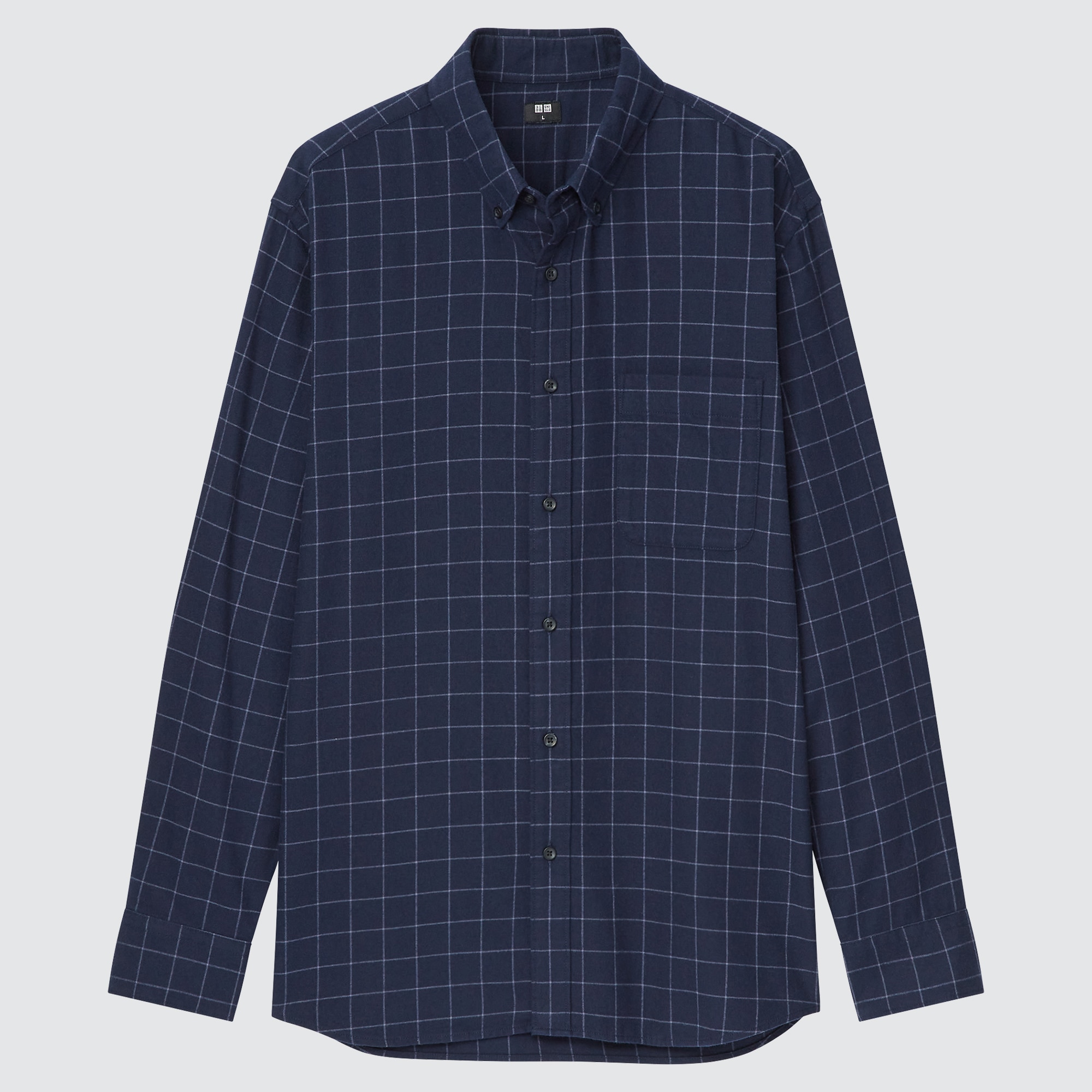 Flannel Checked Long-Sleeve Shirt | UNIQLO US