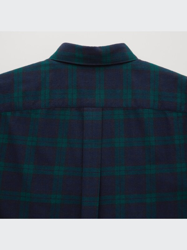 Flannel Plaid Long-Sleeve Shirt