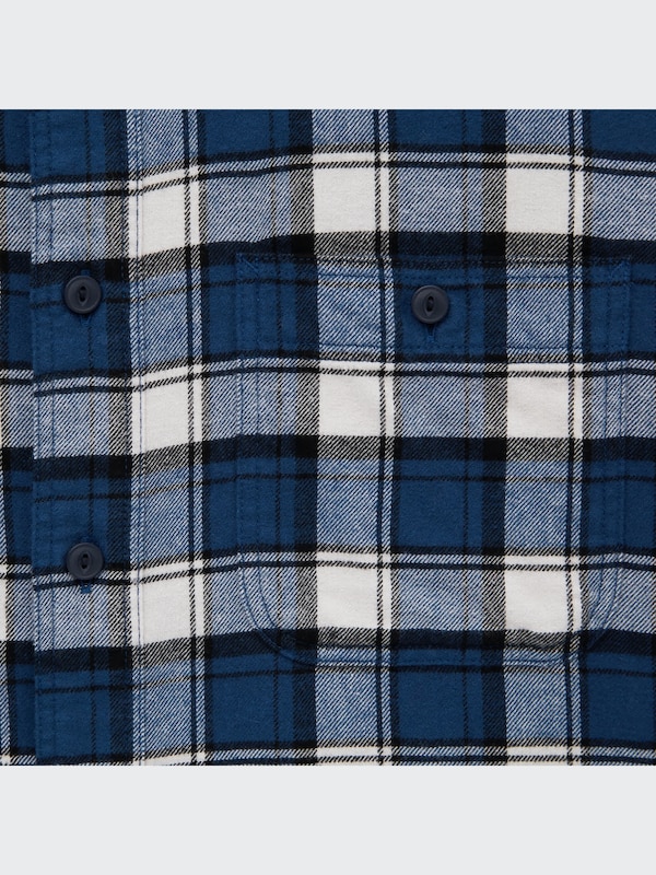 Flannel Plaid Long-Sleeve Shirt