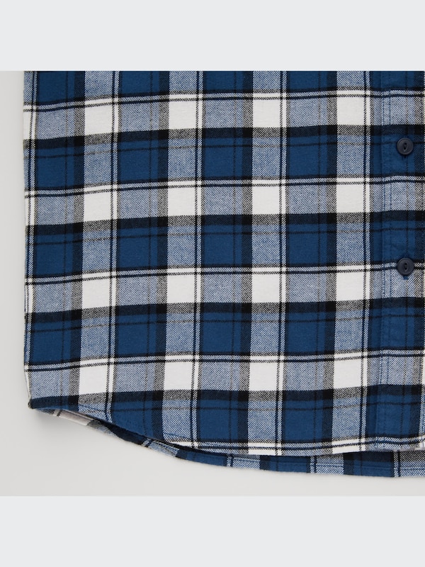Flannel Plaid Long-Sleeve Shirt