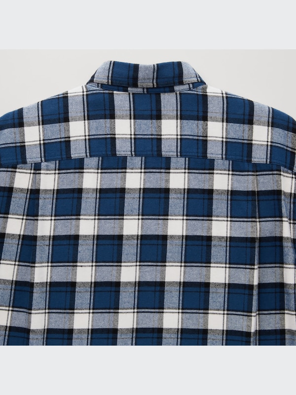 Flannel Plaid Long-Sleeve Shirt