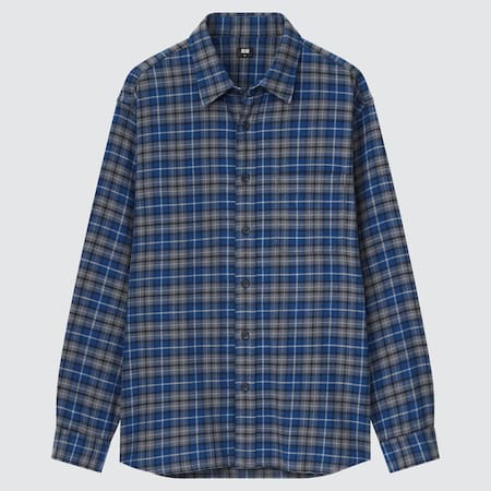 Men Flannel Checked Shirt (Regular Collar)