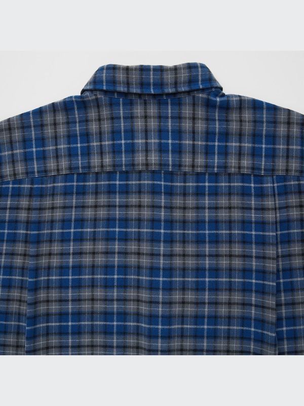 Flannel Plaid Long-Sleeve Shirt