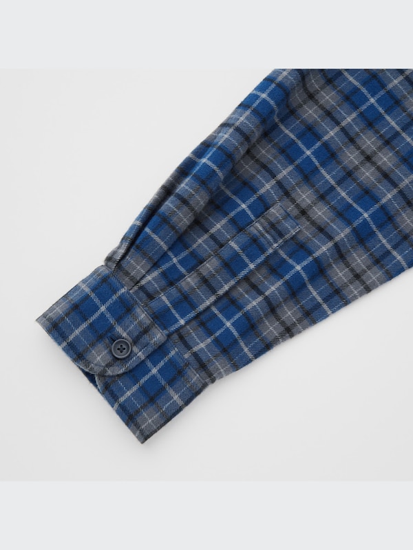 Flannel Plaid Long-Sleeve Shirt