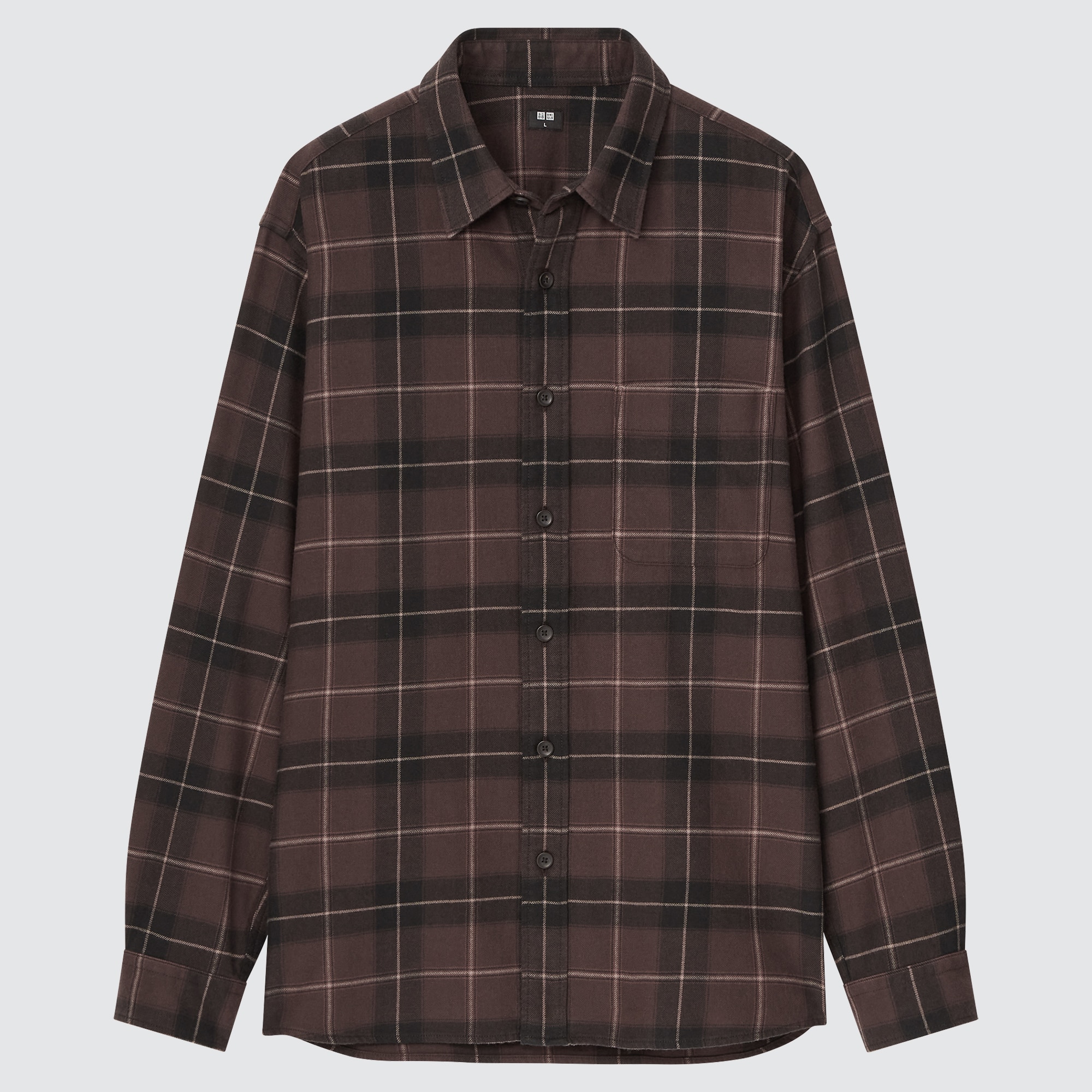 Flannel Plaid Long-Sleeve Shirt | UNIQLO US