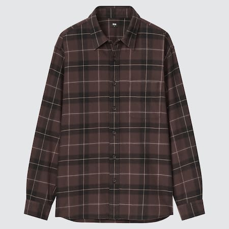 Men Flannel Checked Shirt (Regular Collar)