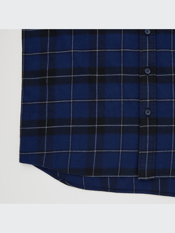 Flannel Plaid Long-Sleeve Shirt