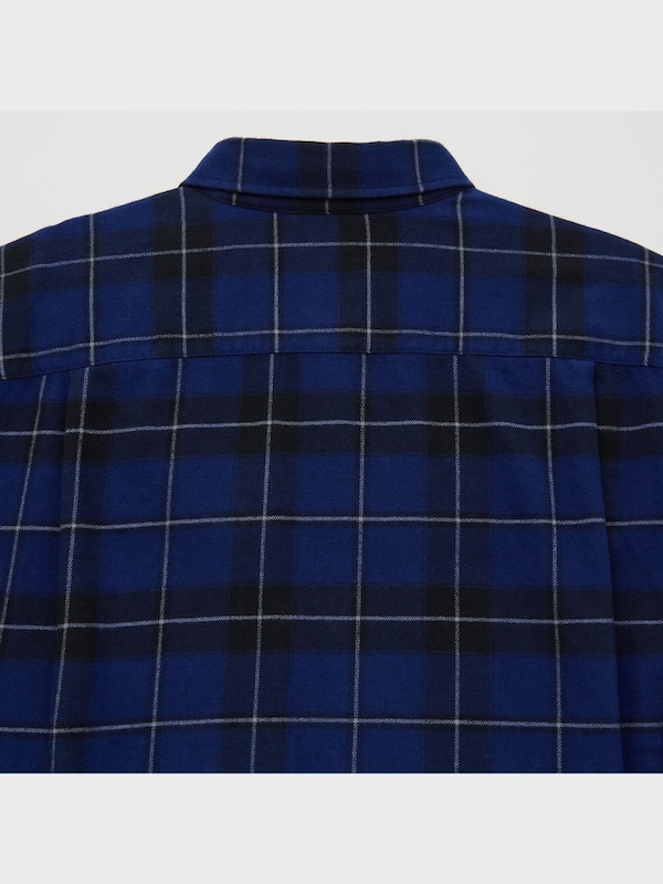 Flannel Plaid Long-Sleeve Shirt