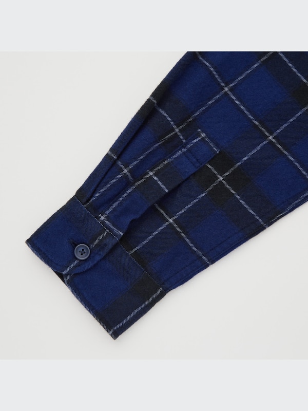 Flannel Plaid Long-Sleeve Shirt
