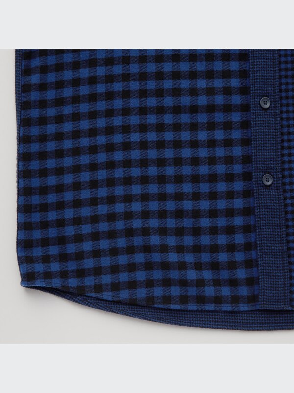 Flannel Plaid Long-Sleeve Shirt