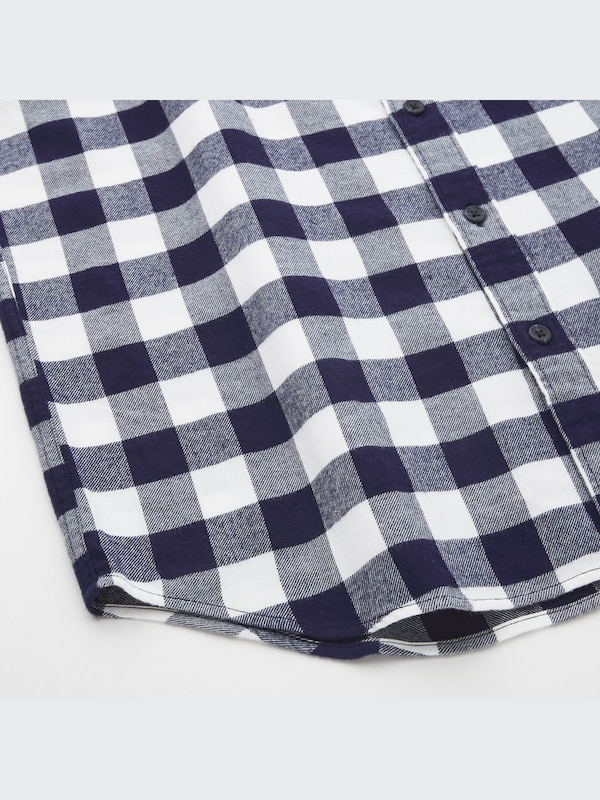 Flannel Plaid Long-Sleeve Shirt