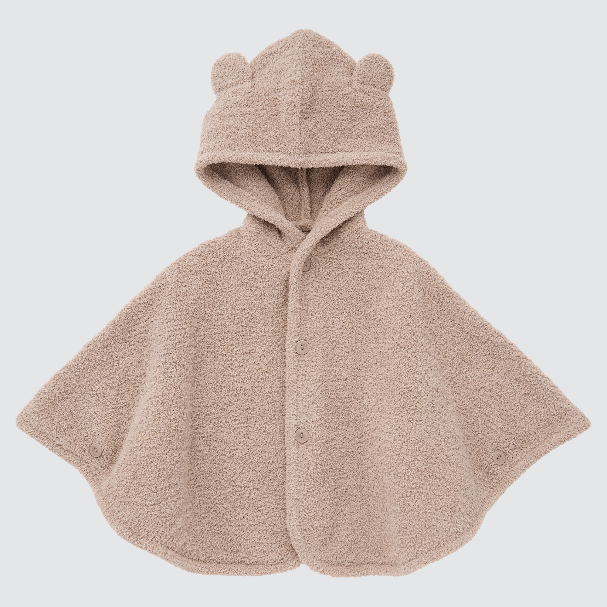 PONCHO DUVETEUX DOUX BÉBÉ | UNIQLO CA