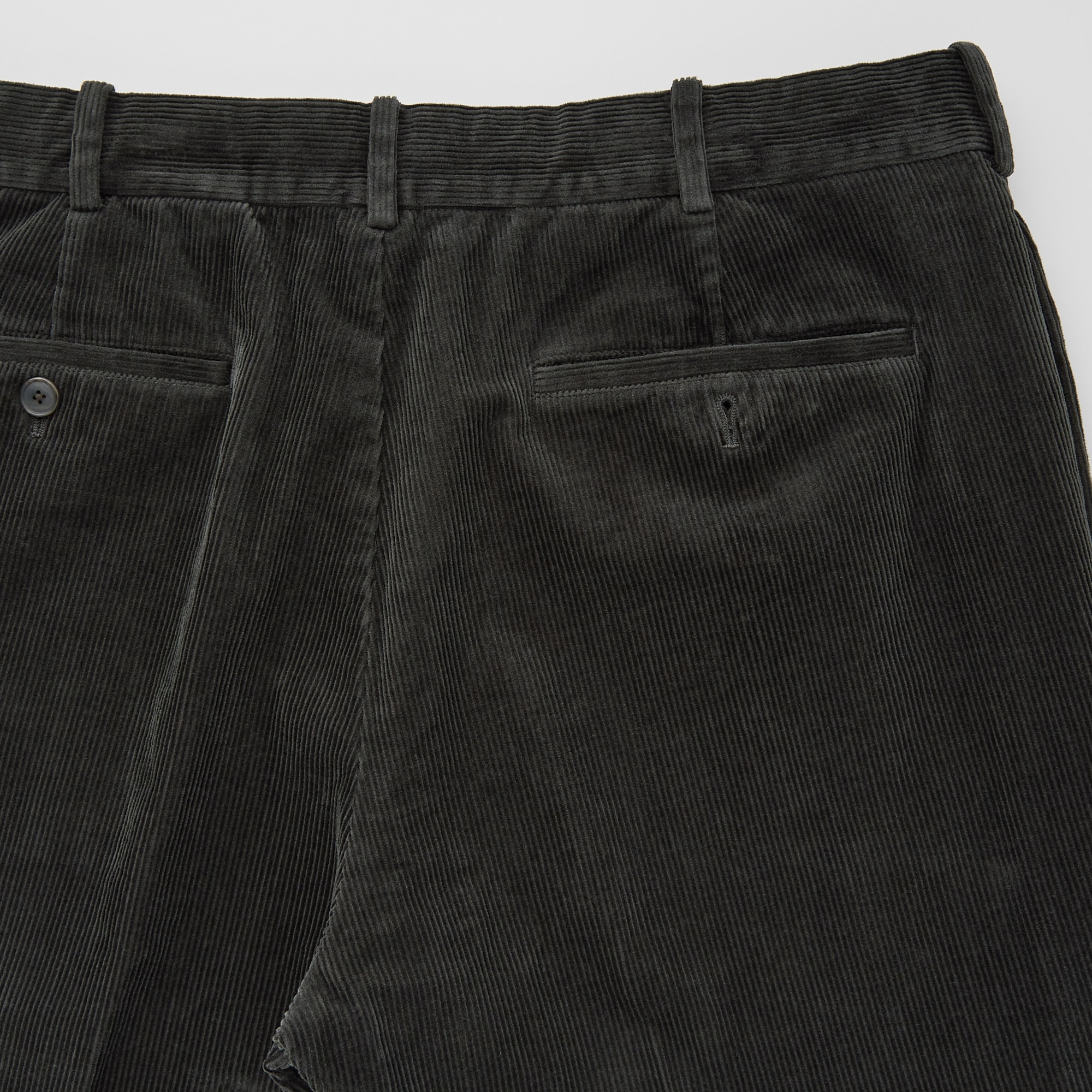Monki Yoko wide leg cord trousers in black  BLACK  ASOS