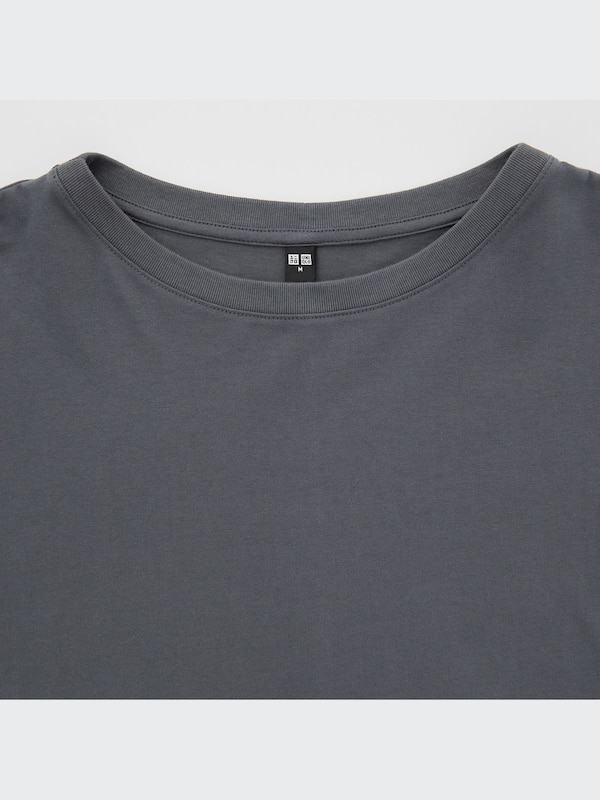 Smooth Cotton Dolman T-Shirt | 3/4-Sleeve