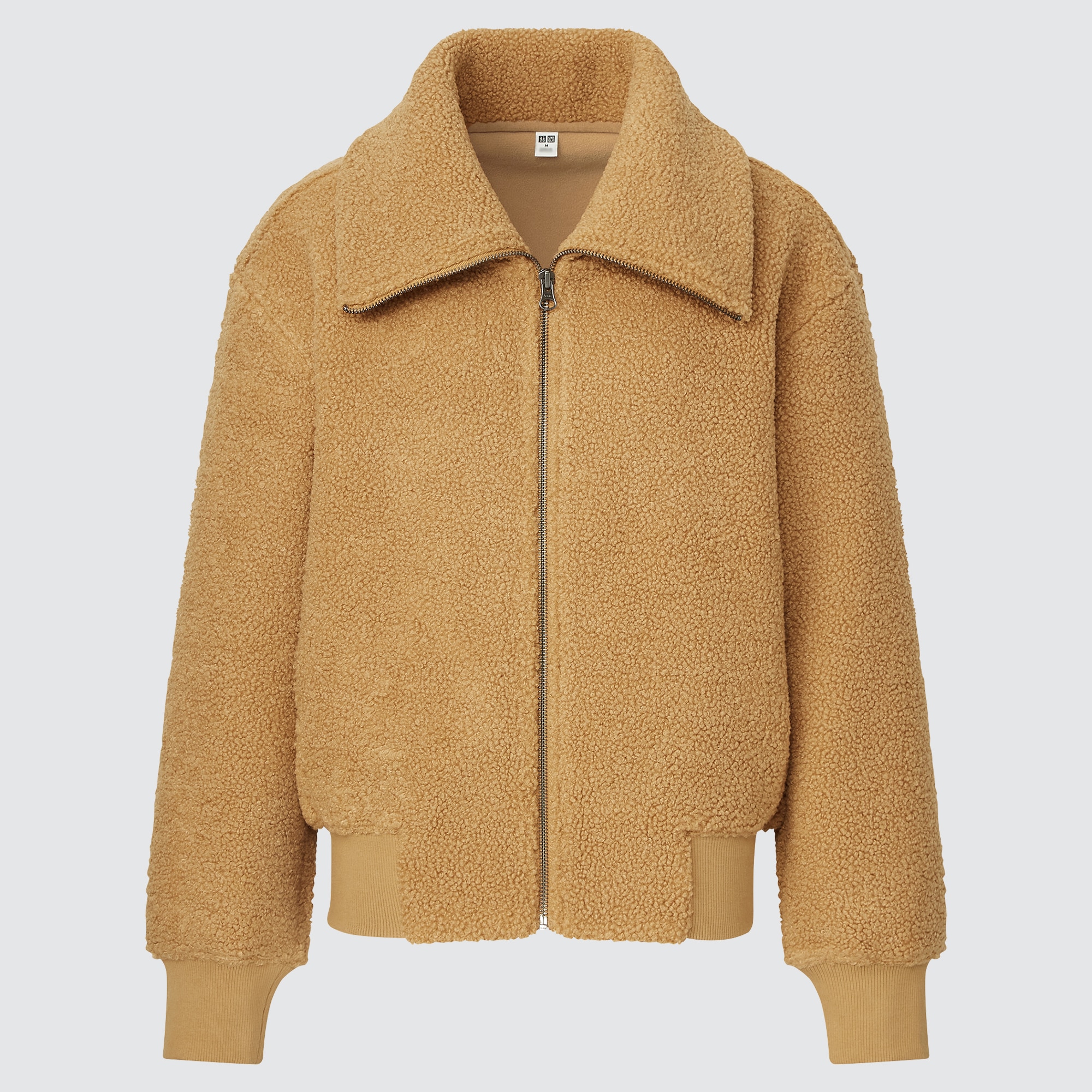 Pile-Lined Fleece Cropped Full-Zip Long-Sleeve Jacket | UNIQLO US