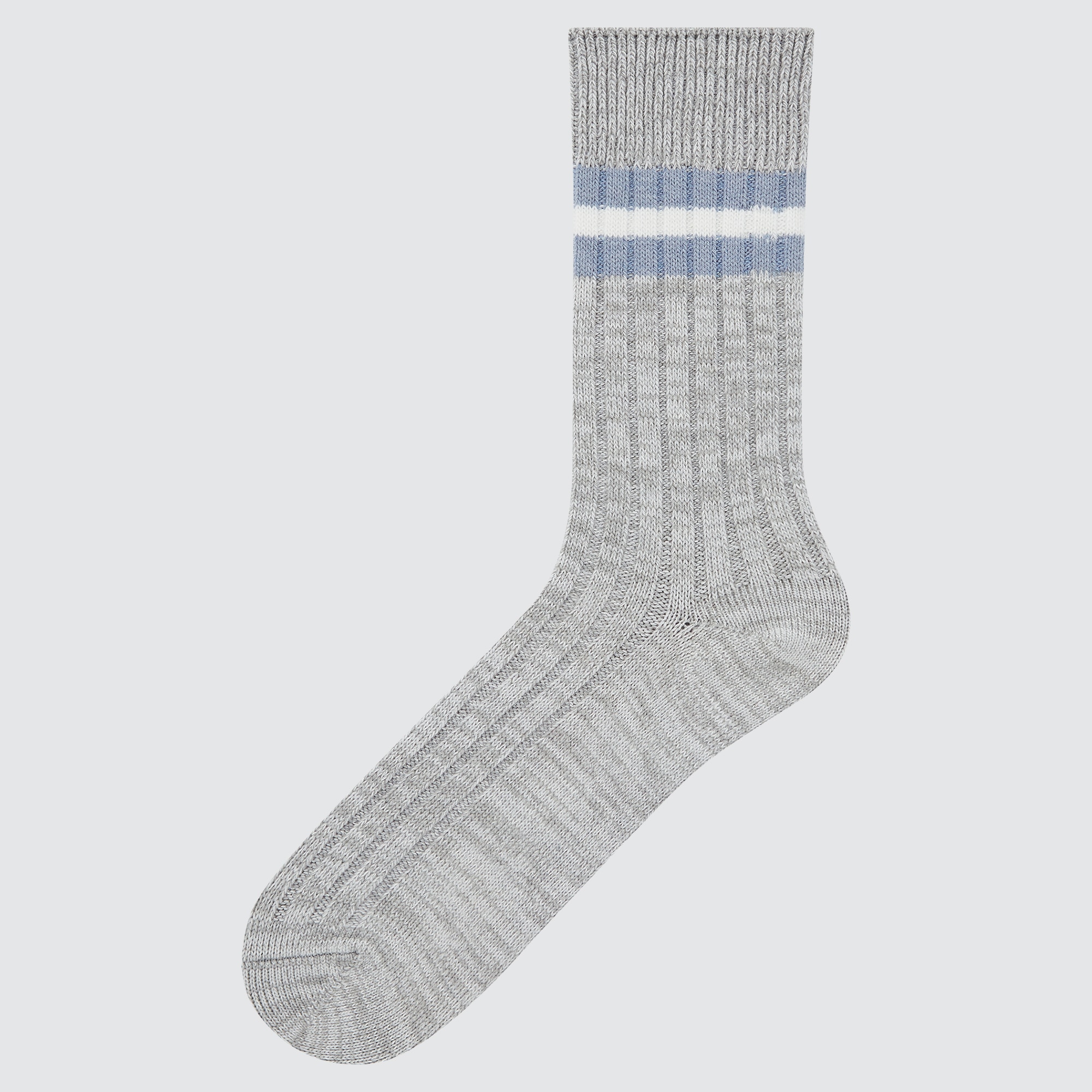 HEATTECH Wide-Ribbed Striped Socks | UNIQLO US