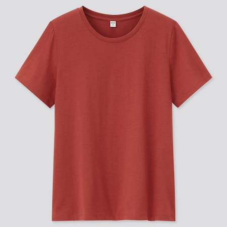 T-Shirt 100 % Coton Supima Col Rond Femme