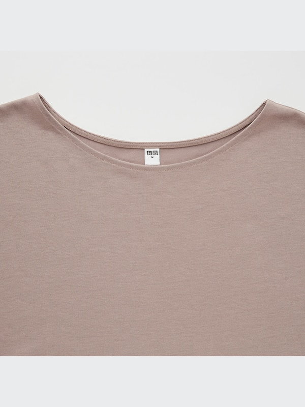 Drape Crew Neck Short-Sleeve T-Shirt
