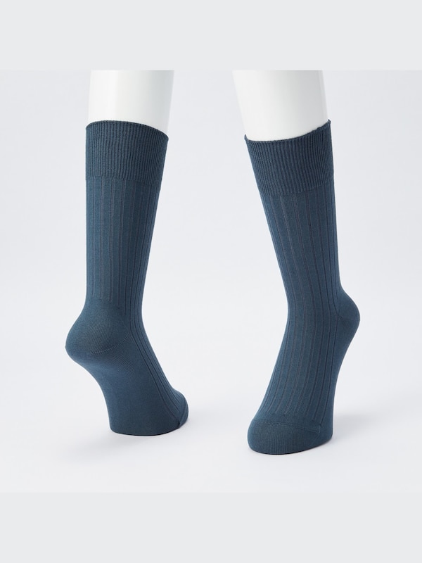 Supima® Cotton Wide-Ribbed Socks