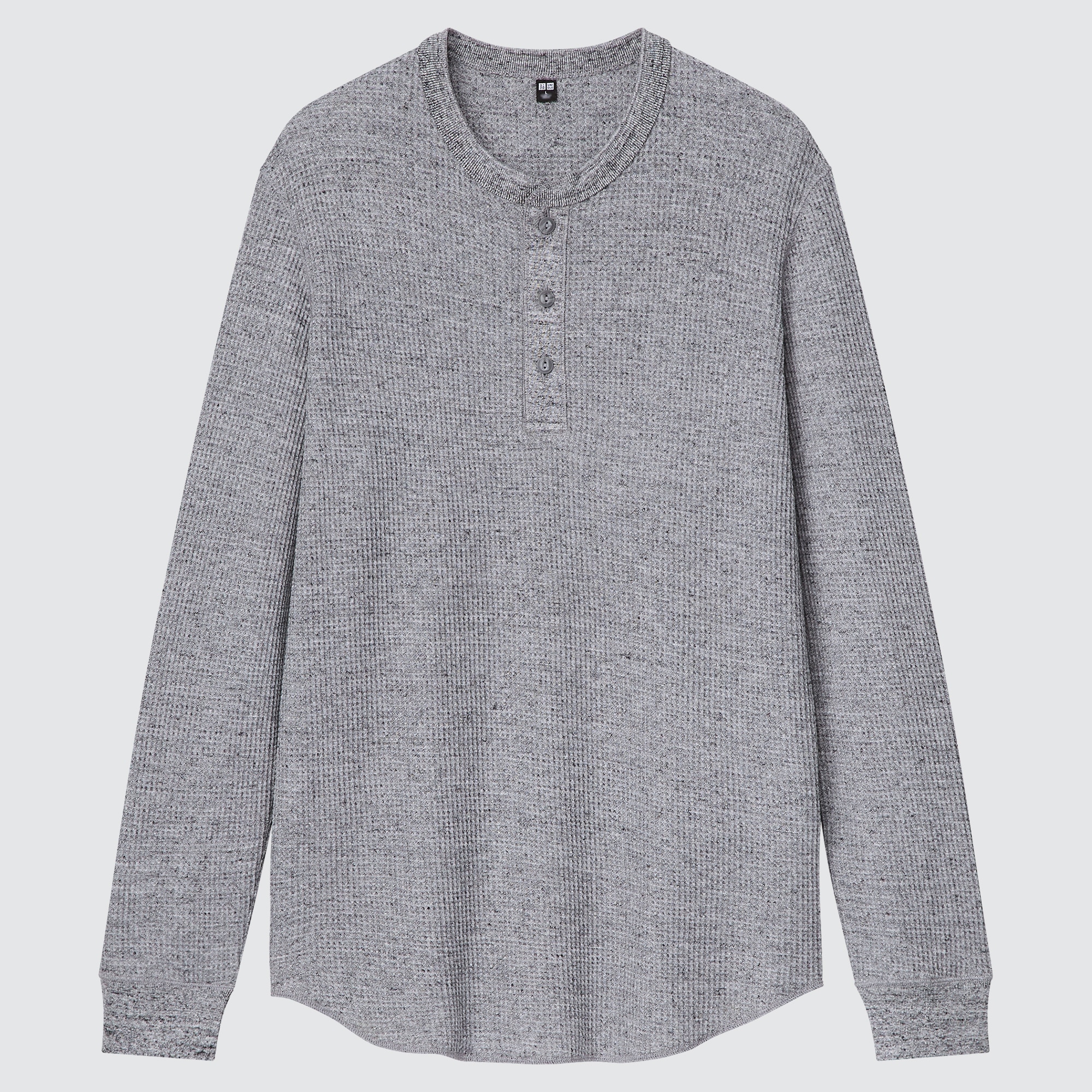 WAFFLE HENLEY LONG-SLEEVE T-SHIRT 