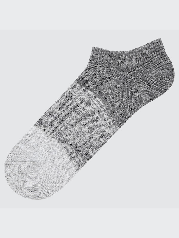 Slub Color Block Short Socks