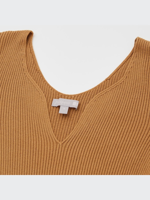 3D Knit Ribbed Long-Sleeve Sweater (Mame Kurogouchi)