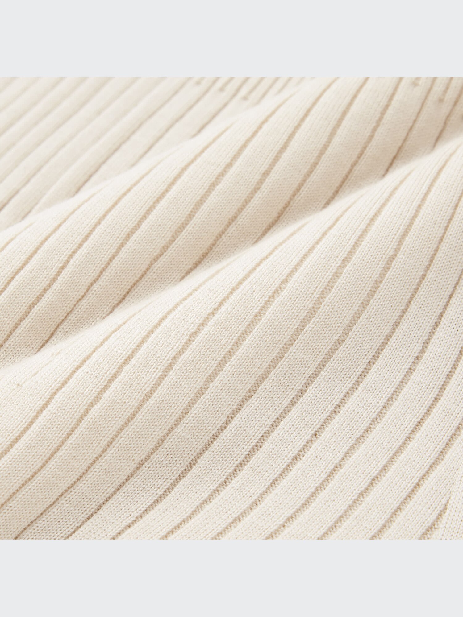 3D Knit Ribbed Front Slit Long Pants (Mame Kurogouchi