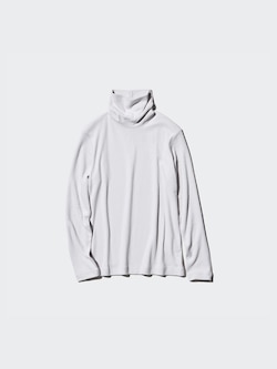 HEATTECH Fleece T-Shirt | Turtleneck