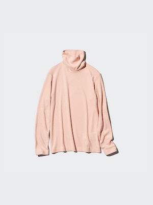 HEATTECH Fleece T-Shirt | Turtleneck