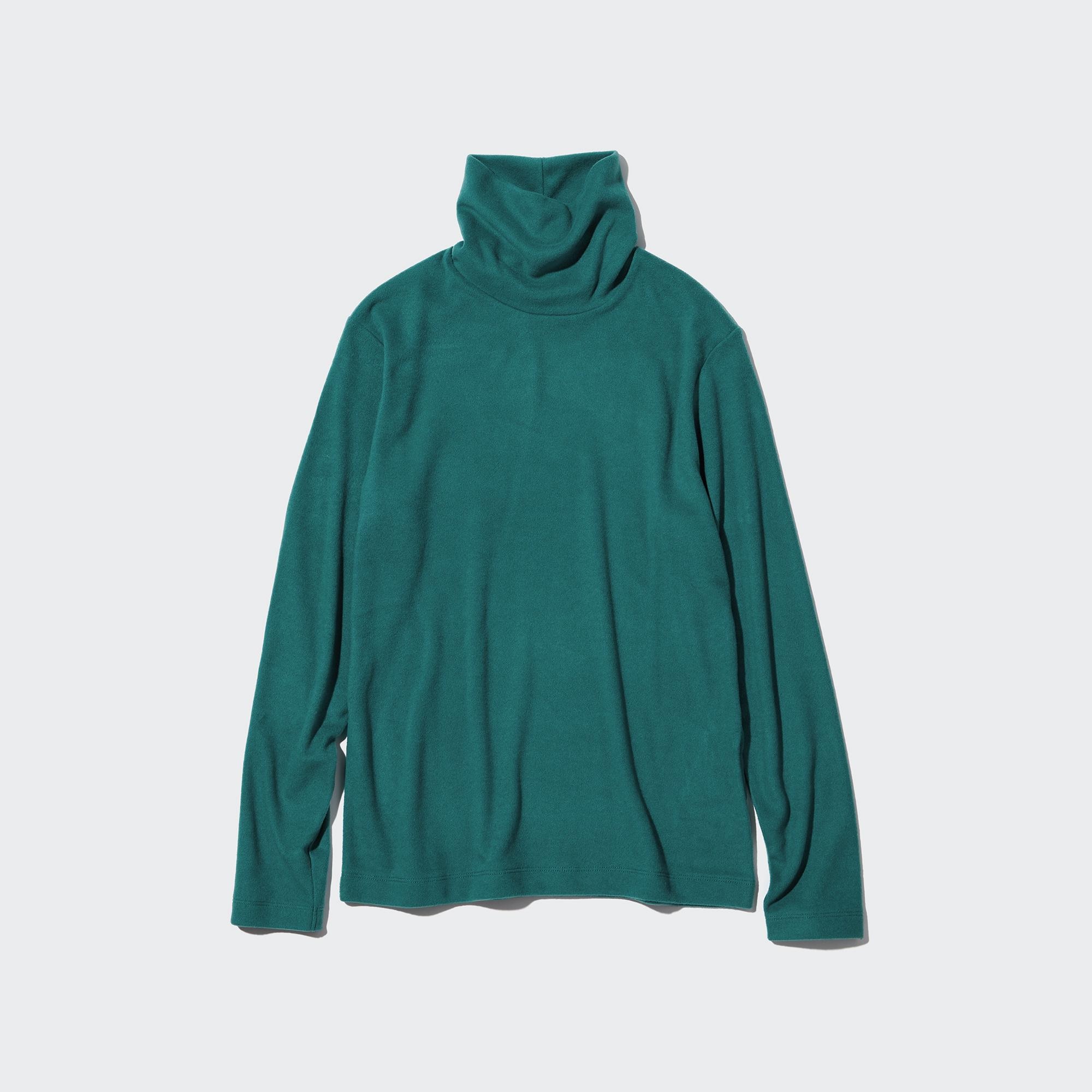 Uniqlo heattech 2025 fleece turtleneck