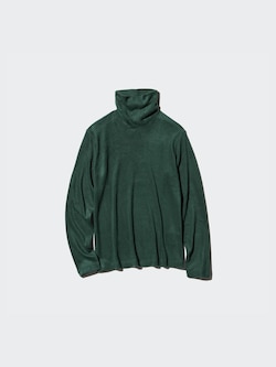 HEATTECH Fleece Turtleneck T-Shirt (Long Sleeve)