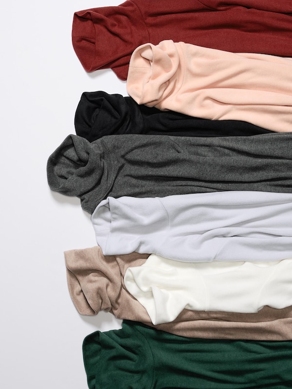 HEATTECH Fleece T-Shirt | Turtleneck