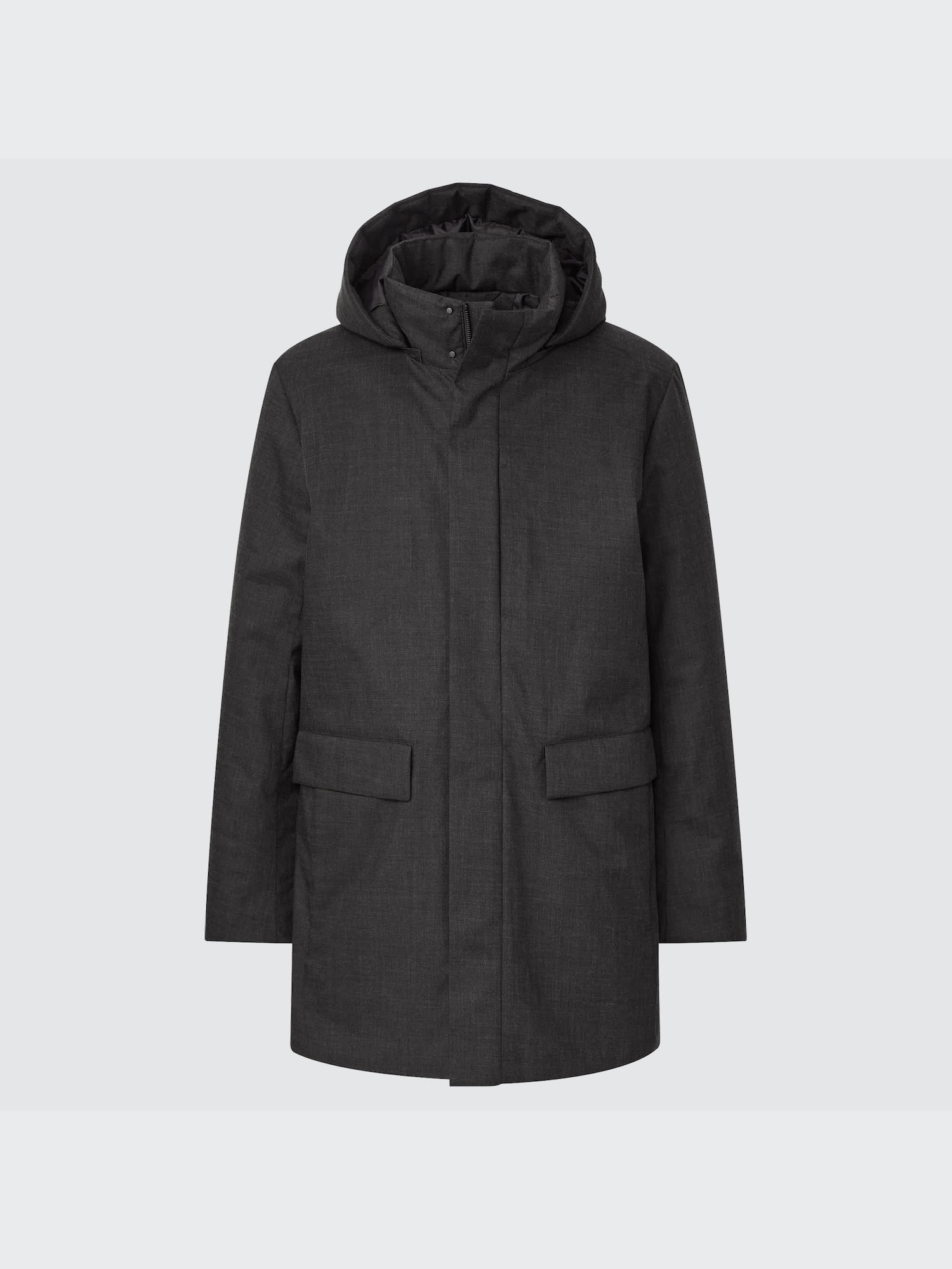 Uniqlo Hybrid Down sold Short Coat Black