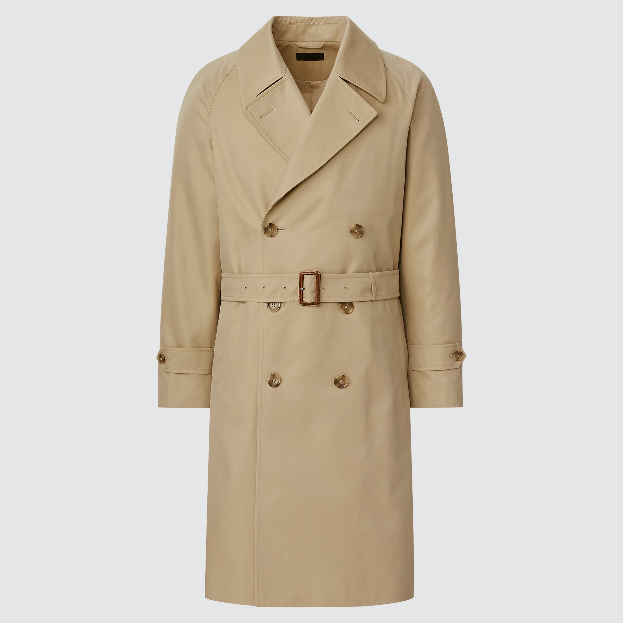 Polish-Coated Trench Coat