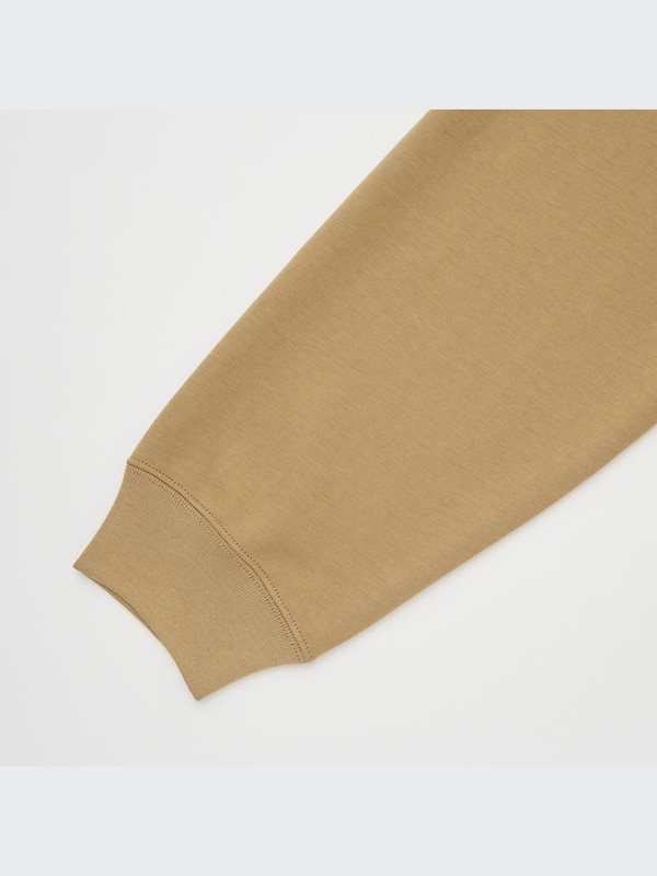 U Sweat Mock Neck Long-Sleeve Dress