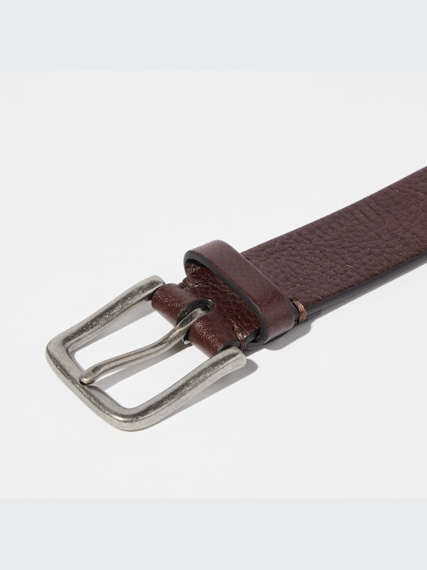 Vintage Italian Leather Narrow Belt