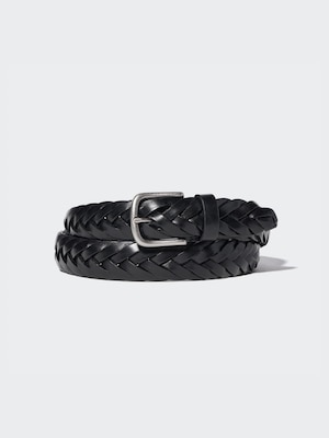 Leather Combination Mesh Belt