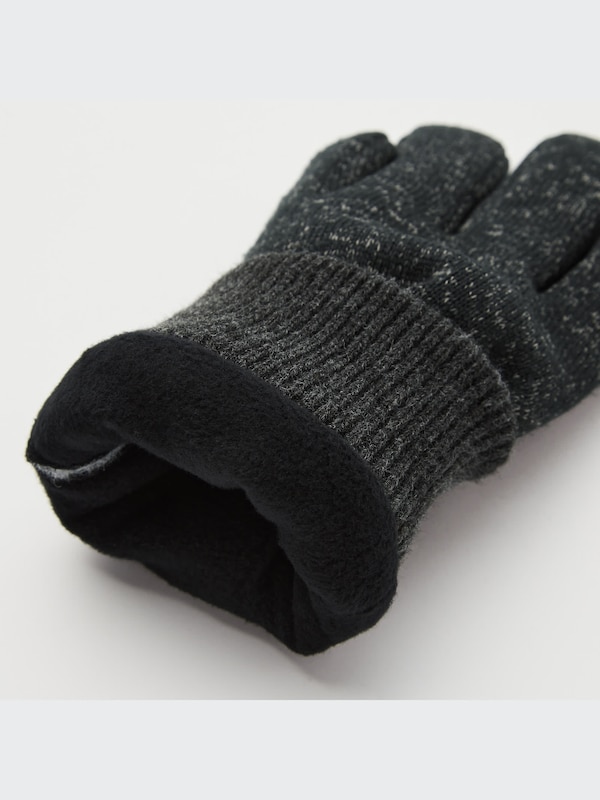 HEATTECH-Lined Knitted Fleece Gloves
