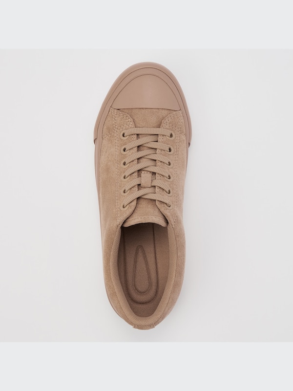 Faux Suede Lace-Up Sneakers