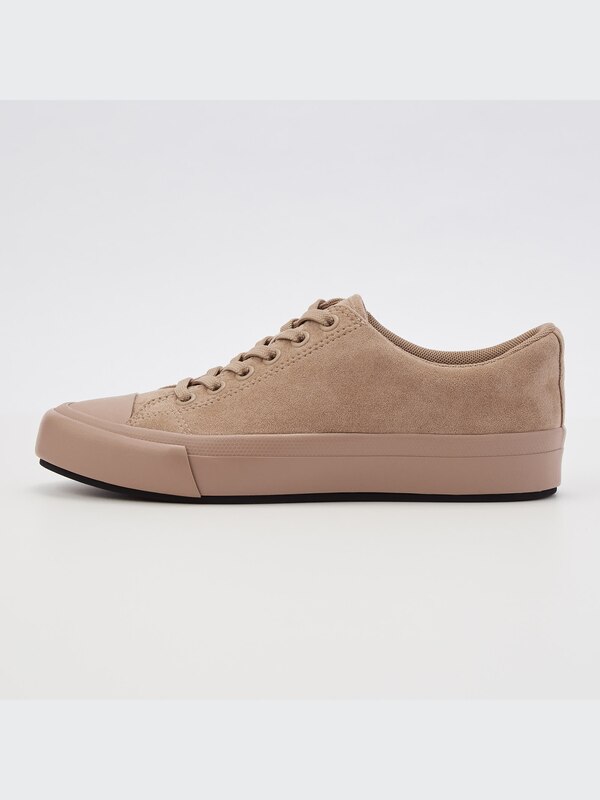 Faux Suede Lace-Up Sneakers
