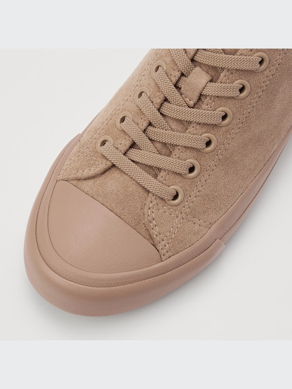 Faux Suede Lace-Up Sneakers