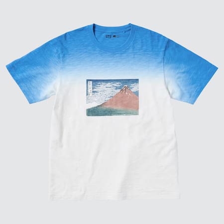 Men Hokusai Fujiyama UT Graphic T-Shirt