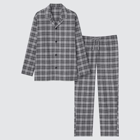 Men Flannel Long Sleeved Pyjamas
