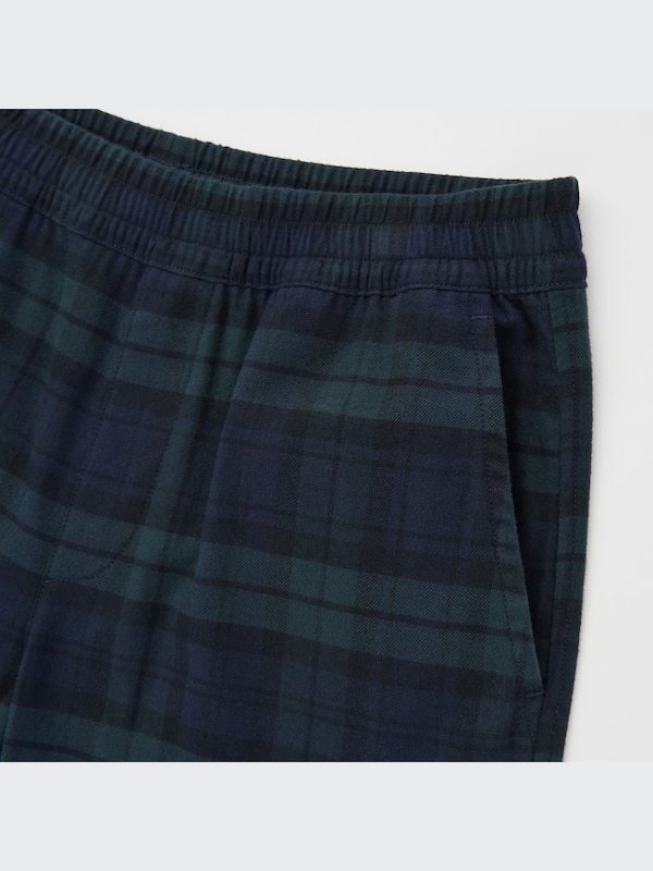 Stretch Flannel Easy Ankle Pants